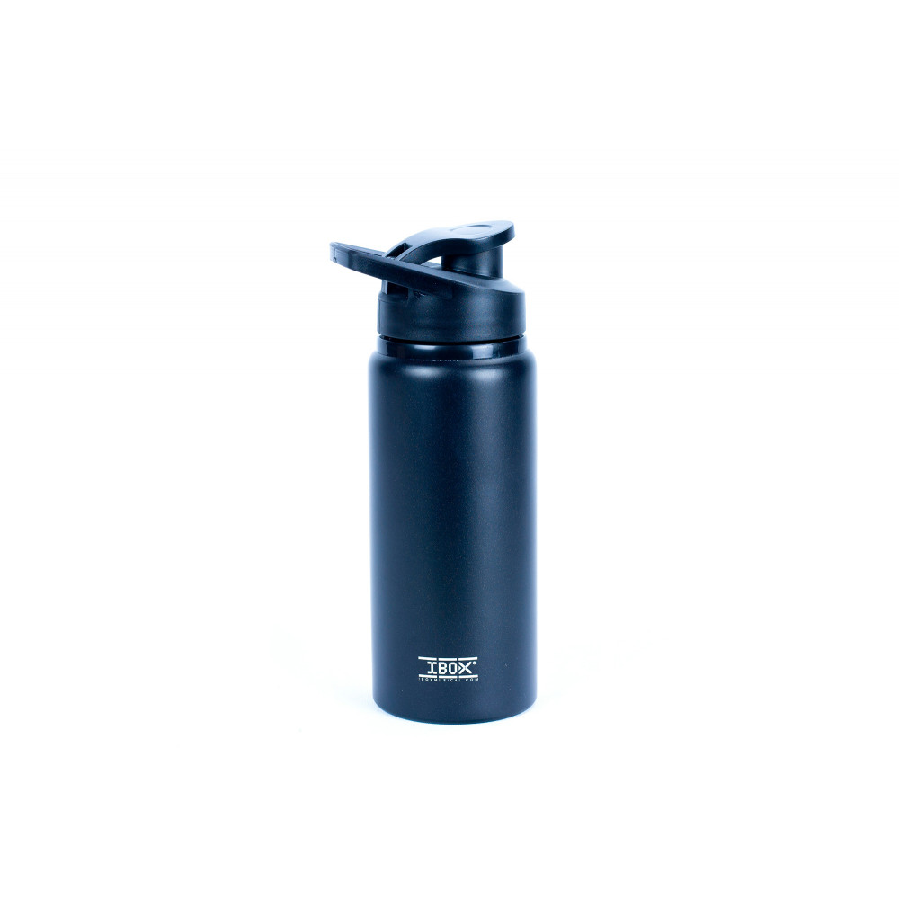 Squeeze IBOX de alumínio 600ml Preto